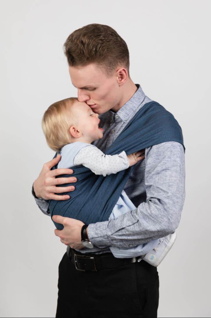 Tragetuch_Baby_Nachtblau