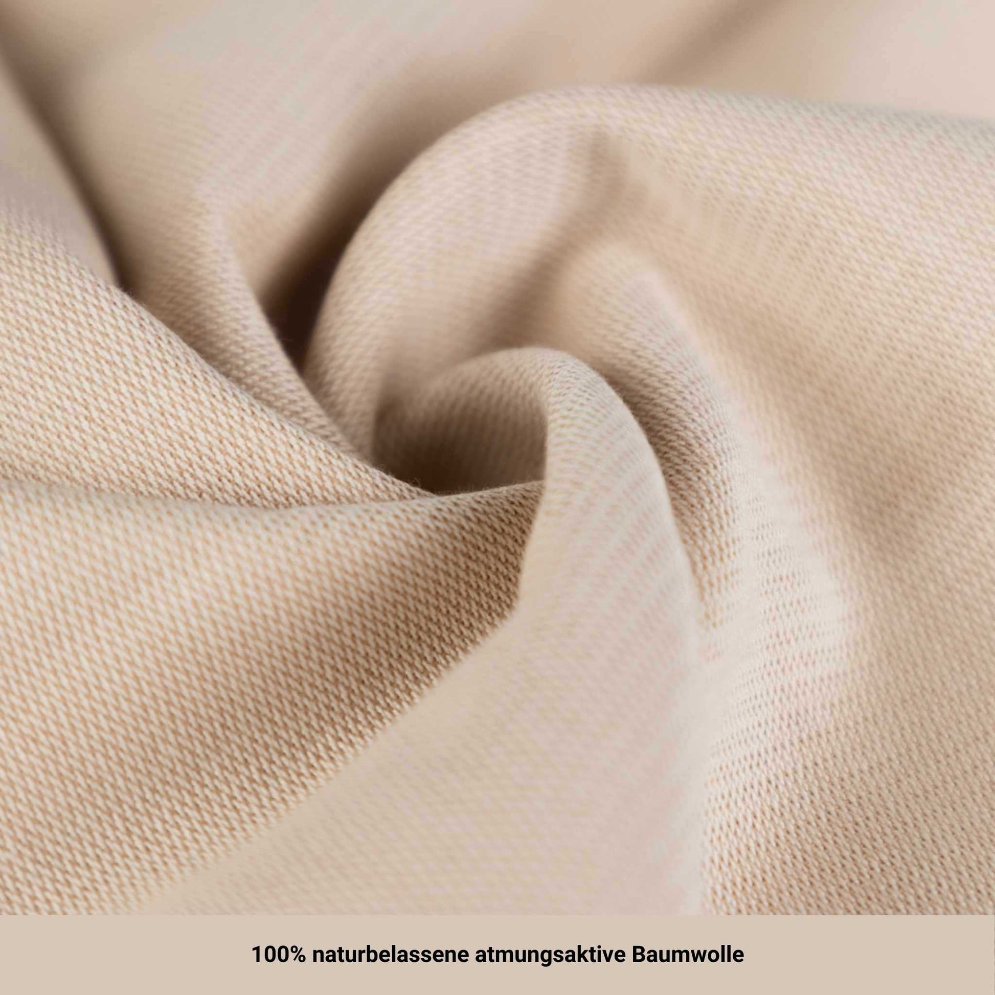 Babytragetuch ohne Binden und Knoten JOEYTUCH Natur Stoff 100% Baumwolle