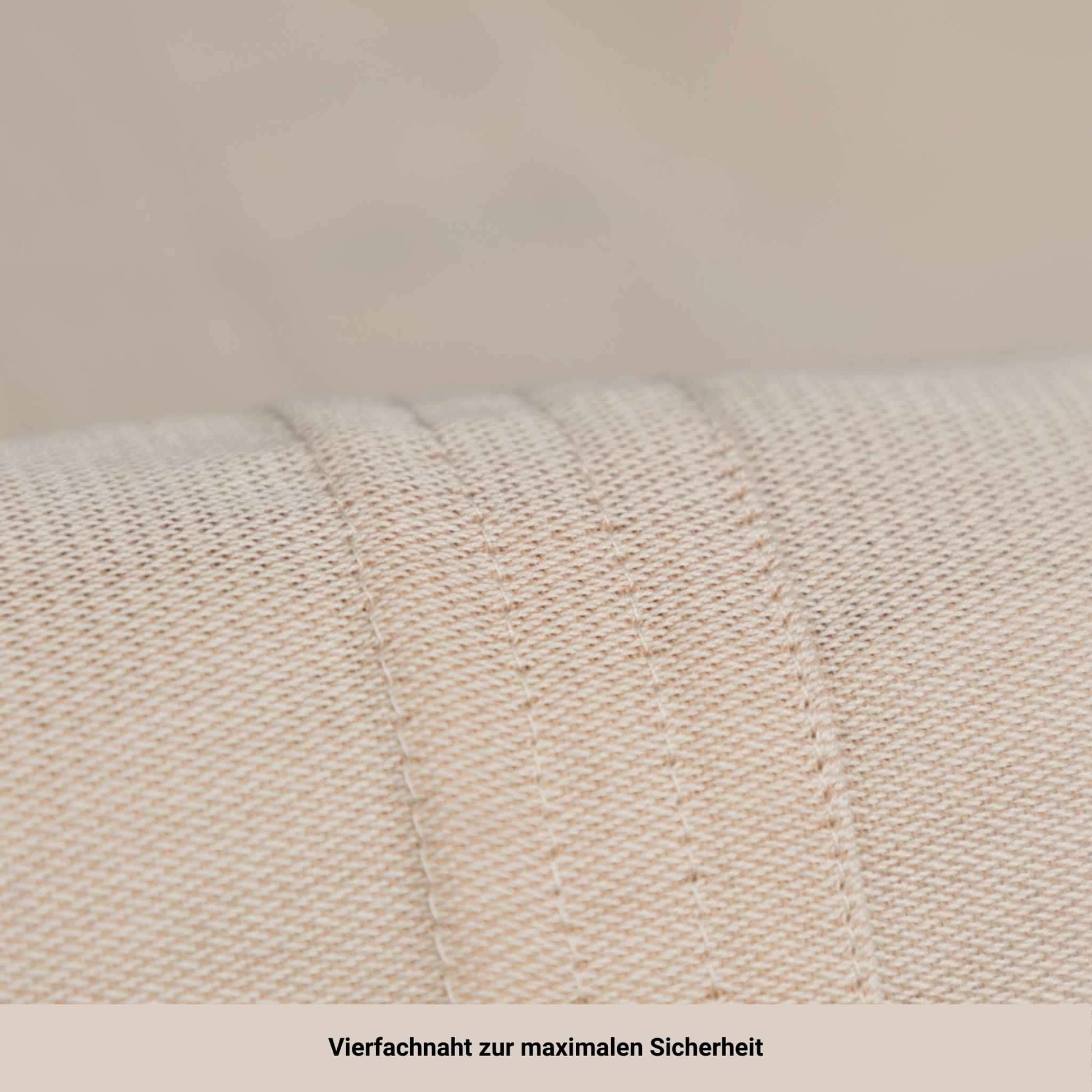 Babytragetuch ohne Binden und Knoten JOEYTUCH Natur Vierfachnaht